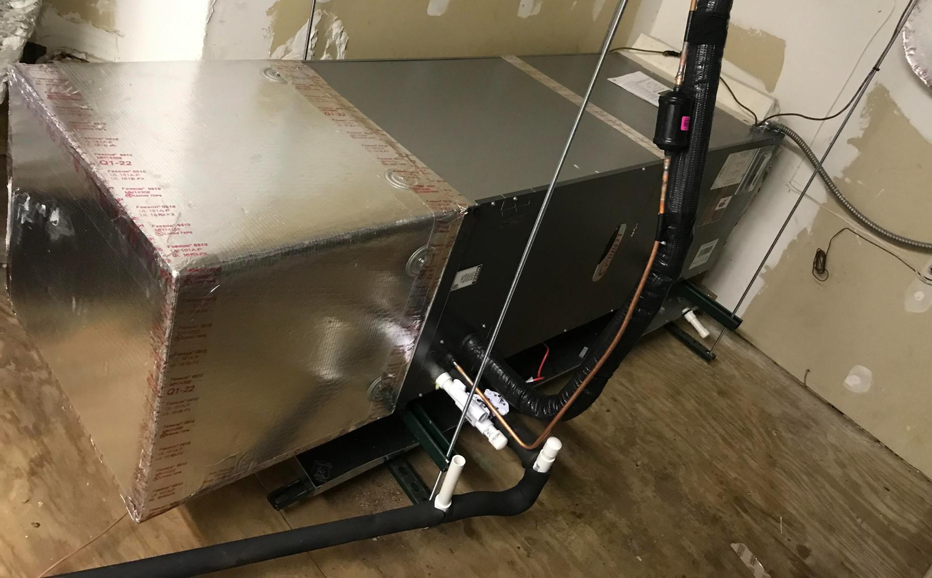 New air handler installation in Lakewood Ranch